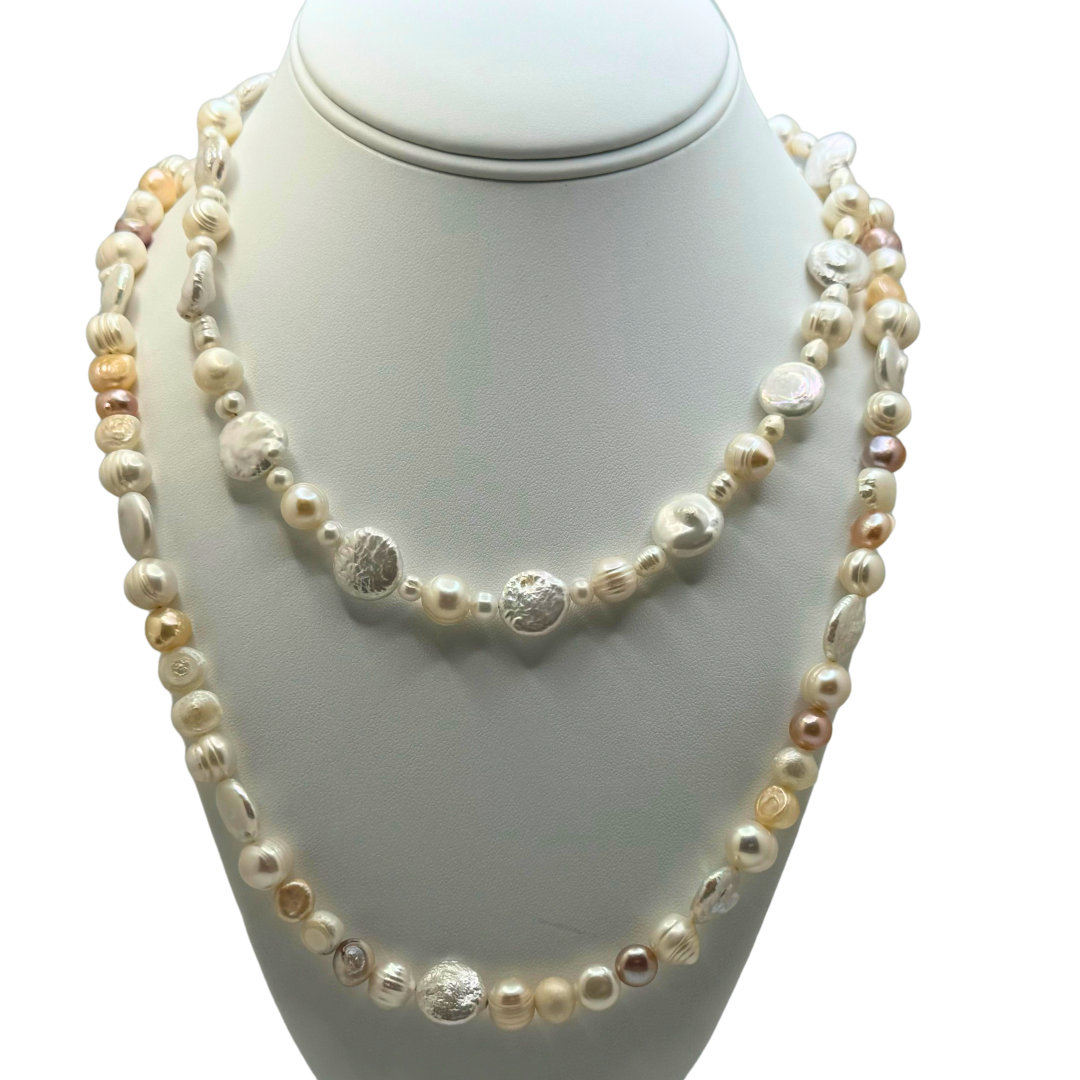 All of the (Long) Pearls III Necklace