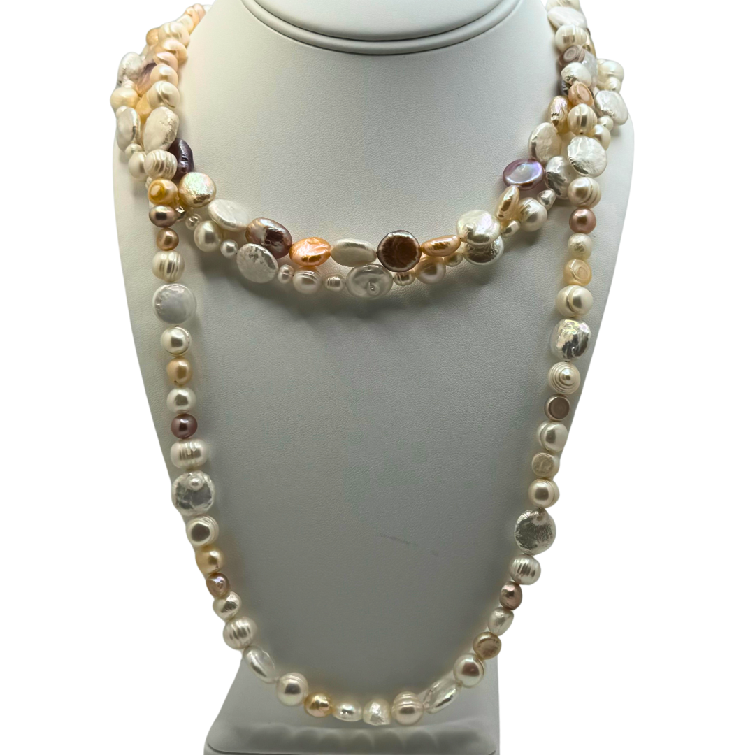 All of the (Long) Pearls III Necklace