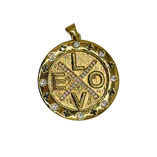 LOVE Round Pendant