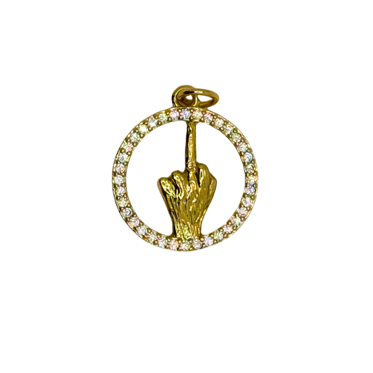 Middle Finger Charm